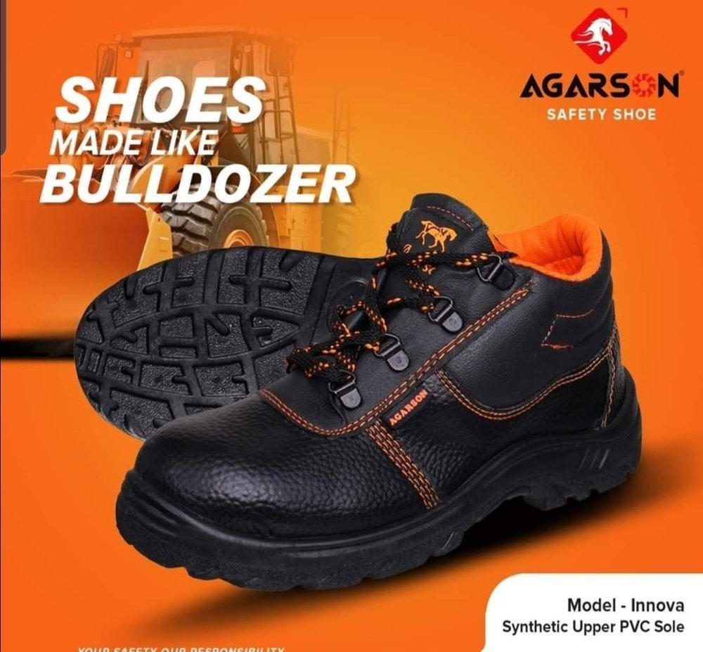 Agarson Innova Orange Steel Toe Safety Shoes